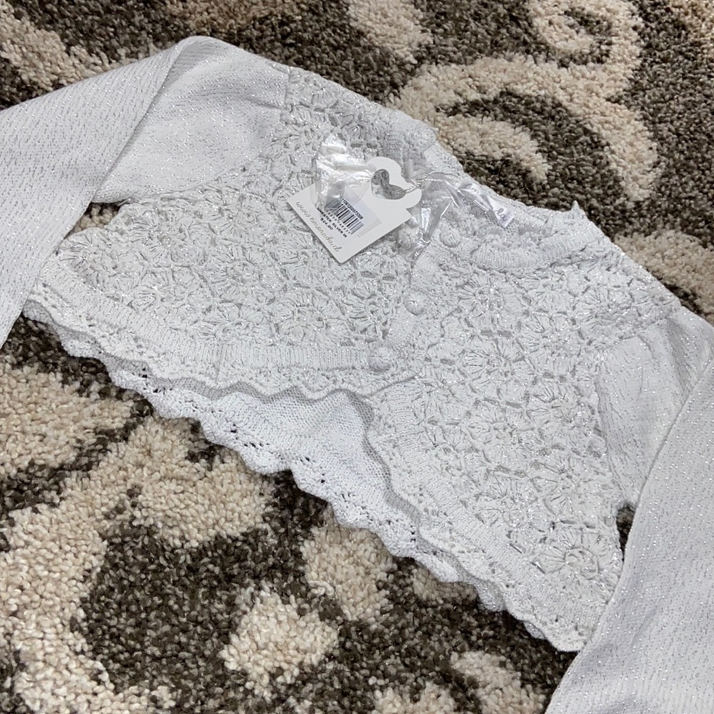 Girls  pretty button down sweater